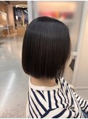20代30代サラ艶ストレート小顔ボブ
