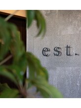 エスト(est.) est.