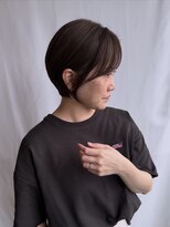 クレーデヘアーズ 相田店(Crede hair's) #暗髪で魅せる。潔い大人のタイトショート