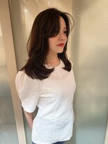 アクシス 栄店(`AXIS)&nbsp;馬渕ミルクティーブロンド/ダークブルー/デジタルパーマ/栄
