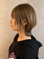 ヘアサロンラルガ 下曽根店(Hair salon Raruga) くびれボブ/ブリーチ/インナーカラー/グレージュ