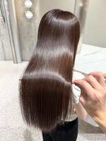 キュア 池袋(CURE)&nbsp;8トーン透明感マロンブラウン×髪質ストレート #124
