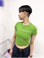 イラカ(elaka)&nbsp;ハイライト×刈り上げショート