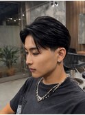 236. メンズ/黒髪/レイヤーカット/前髪カット/韓国