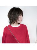 wolf bob×顔まわりレイヤーカット