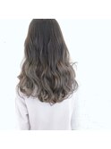 美粧ほそやお花茶屋☆グラデーション☆グレージュ☆艶カラー