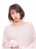 ワンカールふんわり大人美フォルムボブ