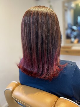 ヘアーホームイロ(Hair Home IRO) レッドバレイヤージュカラー