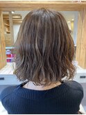 30代40代★スタイリング簡単♪無造作カール×フェミニンシボブ