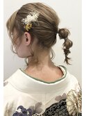 成人式　卒業式　袴　振袖 着付け　ヘアアレンジM323