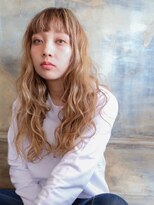カカン(Kakan)&nbsp;【kakan鎌倉】フリンジバング×ロングウェーブ