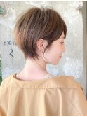 大人綺麗なショートボブ/美シルエット/表参道/30代40代50代
