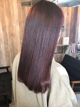 アルム(hair salon Alum) 『 暖色系深みピンクパープル☆ 光の具合でツヤ感☆ 』