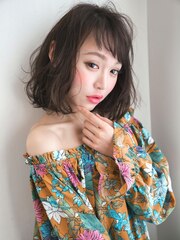 とろみ切りっぱなしボブ☆大人エアリーショート 