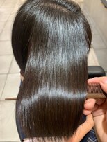 アース 新越谷店(HAIR&MAKE EARTH) 艶髪６０代！髪質改善酸性縮毛矯正　プレミアムストレート