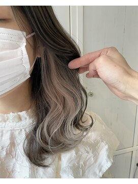 アクト 原宿(ACT) イヤリングカラー/グレージュ/パールベージュ