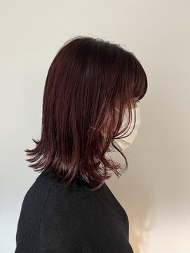 ヤーン(yaan) カシスレッド