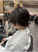 襟足スッキリ 春ショート