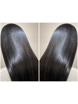 ノーベル賞受賞成分配合！潤い&艶感、理想の髪質を実現♪話題のtokio de sinka縮毛矯正\11400