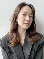 アイティーバイアルバム 藤沢店(IT by ALBUM)&nbsp;ミディアムレイヤー_グレーベージュレイヤーロング_59415