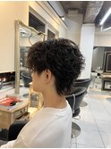 スパイラルパーマ 波巻きパーマ メンズパーマ
