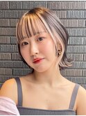 30代40代大人女性/前髪ありショートボブ/ショートヘア/髪質改善