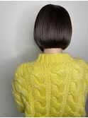 切りっぱなしボブ