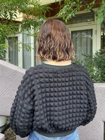 トップヘアー 玉島店(TOP HAIR)&nbsp;《TOPHAIR 玉島店/ もも》濡れ感パーマ×ボブ
