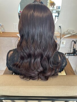 アムアム(amu_amu) 透明感抜群外国人風カラー★カット+イルミナカラー+うる艶TR