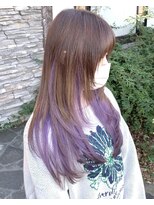 ルプラ ガーデン(le-pla garden)&nbsp;ウルフ#レイヤーカット#インナーカラー#ラベンダー#豊橋#豊川