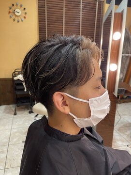 コノア スパーク(Conoah spark) メンズフェイスフラミング/ハイライト/ベージュ系カラー