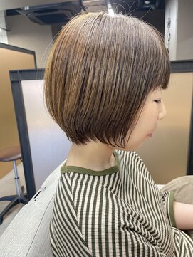 ナナ なかもず店(nana) ナチュラルショートボブ