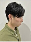 メンズマッシュセンターパートスパイラルパーマニュアンスパーマ