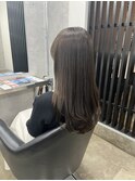 ロングレイヤーで透明感カラー!