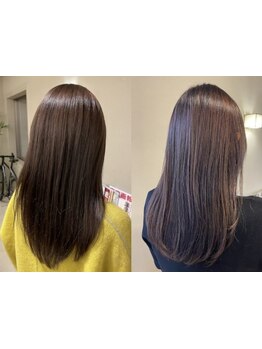 《OLAPLEX取り扱いサロン》ダメージ要因除去&毛髪強化ケアをプラスすることで過去最高の髪質・手触りへ