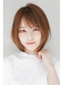【GEEKS渋谷】ミディアムレイヤー/ボブウルフ/ベージュ/春夏ヘア
