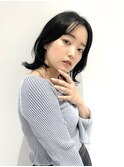 【湯田】黒髪くびれミディアム
