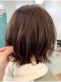20代～50代☆くびれボブ☆細めハイライト/レイヤーカット☆