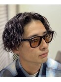 ツイストスパイラルパーマスパイラルパーマメンズヘア