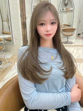 ロンドローズ 名古屋(Lond damaskRose) ダブルカラー ブリーチ 名駅 韓国 ボブ 髪質改善 縮毛矯正