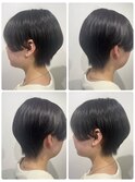 ☆前髪ありのハンサムショート