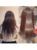 髪質改善ストレート