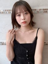 シルクレイ 新宿店(Silk-lei)&nbsp;☆大人可愛い切りっぱなしボブ ベージュカラー 新宿