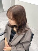 透明感ブラウンカラー♪
