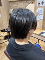 ココカラヘアー ニコ(cococara hair nico)&nbsp;ベリーショート/艶カラー/グレージュ