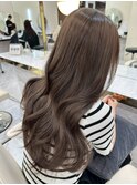 梅田/黒髪/クラゲヘアー/オリーブグレー/小顔/ココアベージュ