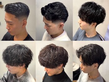 カミケン 方木田店(kamiken.)の写真/【全席半個室!】22時最終受付だから仕事帰りもOK!専属スタイリストがカウンセリングから仕上げまで担当。