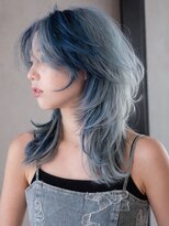 シオン(shion)&nbsp;顔周りレイヤーロングブリーチハイトーン_ba583691