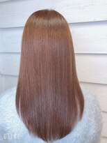 ニューラインギンザ(New-Line 銀座)&nbsp;艶髪セミロング　ピンクベージュ