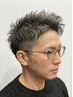 【おしゃれなメンズは】カット+パーマ